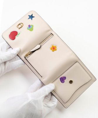 コーチ♡︎アップルプリント　スモールフラップウォレット コーチ♡︎アップルプリント スモールフラップウォレット